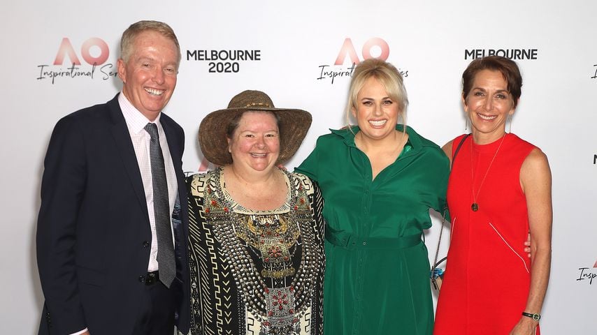 Craig Tiley, Magda Szubanski, Rebel Wilson und Jayne Hrdlicka