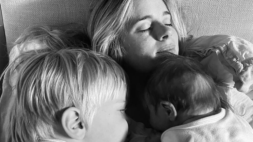 Cressida Bonas mit Sohn Wilbur und Tochter Delphina