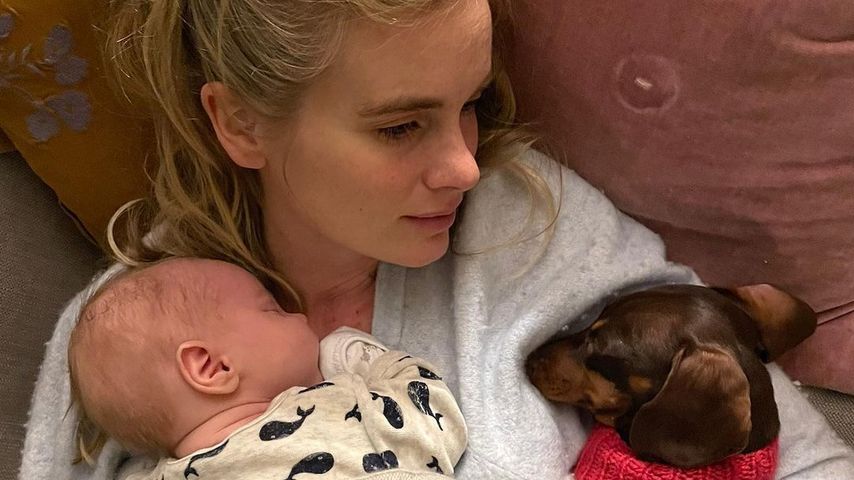 Süß! Prinz Harrys Ex zeigt erstes Bild ihres kleinen Sohnes
