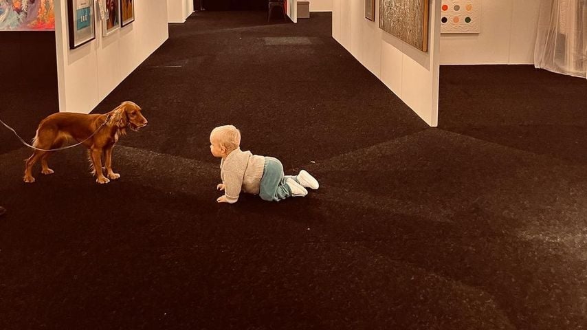 Cressida Bonas' Sohn im Oktober 2023