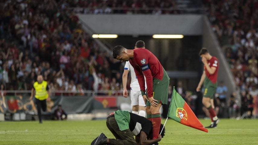 Cristiano Ronaldo bei der Qualifizierung für die UEFA 2024