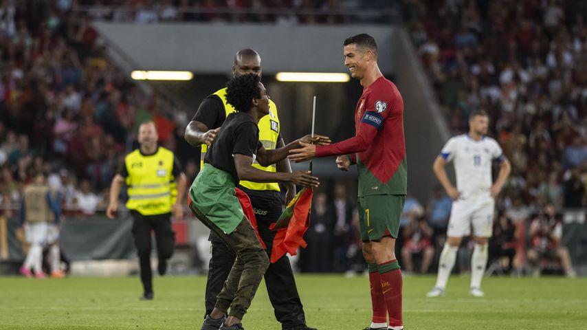 Cristiano Ronaldo bei der Qualifizierung für die UEFA 2024