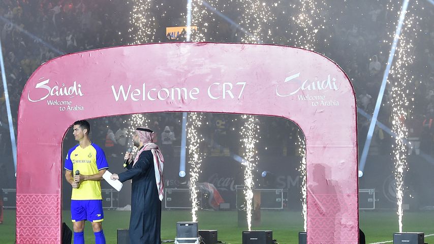 Cristiano Ronaldo bei seiner Vorstellung bei Al-Nassr