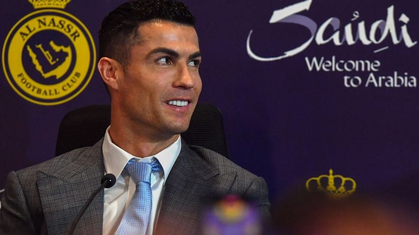Cristiano Ronaldo bei seiner Vorstellung bei Al-Nassr