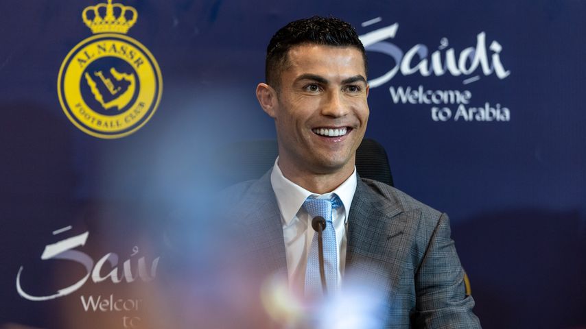 Cristiano Ronaldo bei seiner Vorstellung bei Al-Nassr