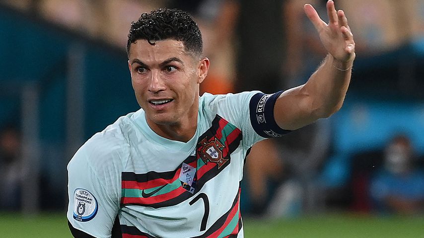 Cristiano Ronaldo beim EM-Achtelfinale in Sevilla im Juni 2021