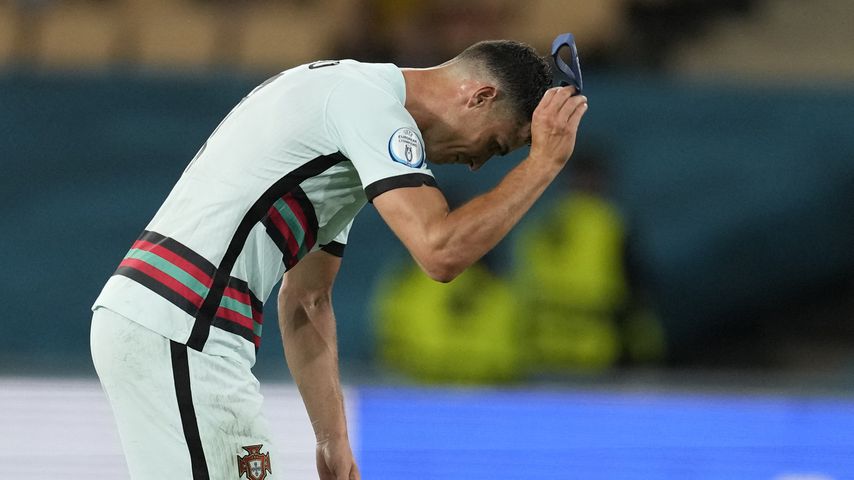 Cristiano Ronaldo beim EM-Achtelfinale in Sevilla im Juni 2021