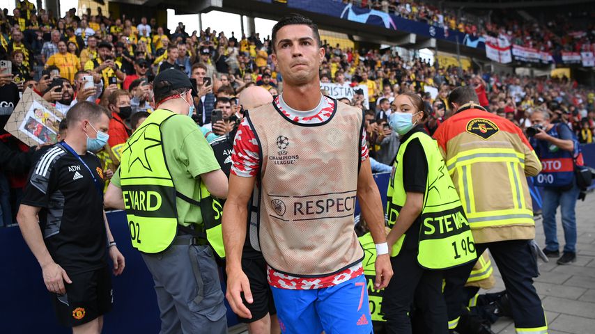 Cristiano Ronaldo bei einem Uefa-Champions-League-Spiel im September 2021