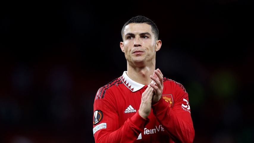 Cristiano Ronaldo im Manchester United-Trikot