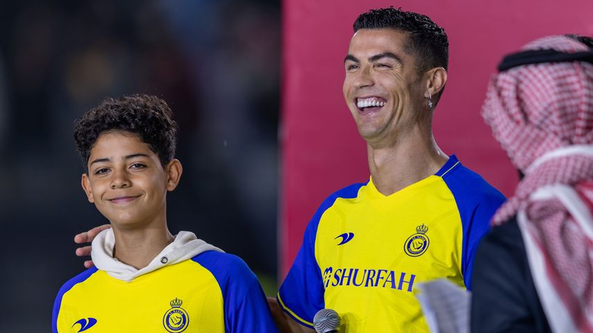 Cristiano Ronaldo Jr. und sein Vater Cristiano Ronaldo