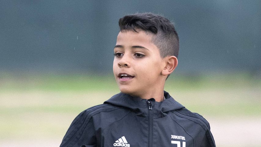 Cristiano Ronaldo Junior beim Fußball-Training