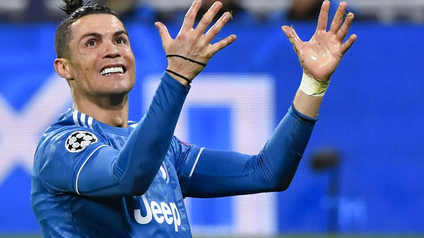 Cristiano Ronaldo bei einem Fußballspiel in Frankreich im Februar 2020