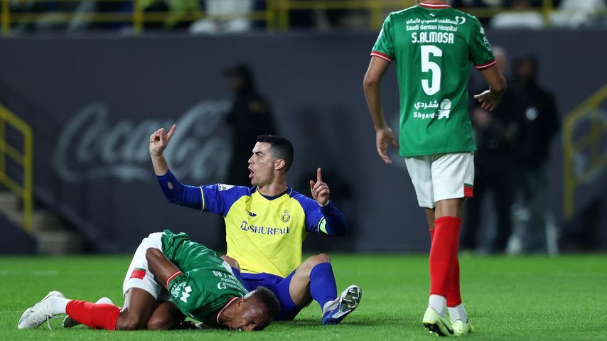 Cristiano Ronaldo bei einem Fußballspiel