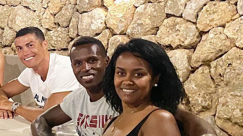 Cristiano Ronaldo mit seinem besten Freund Jose und dessen Ehefrau Soraia