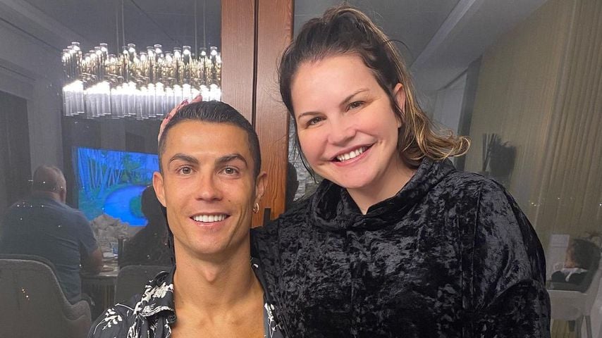 Cristiano Ronaldo mit seiner Schwester Katia Aveiro