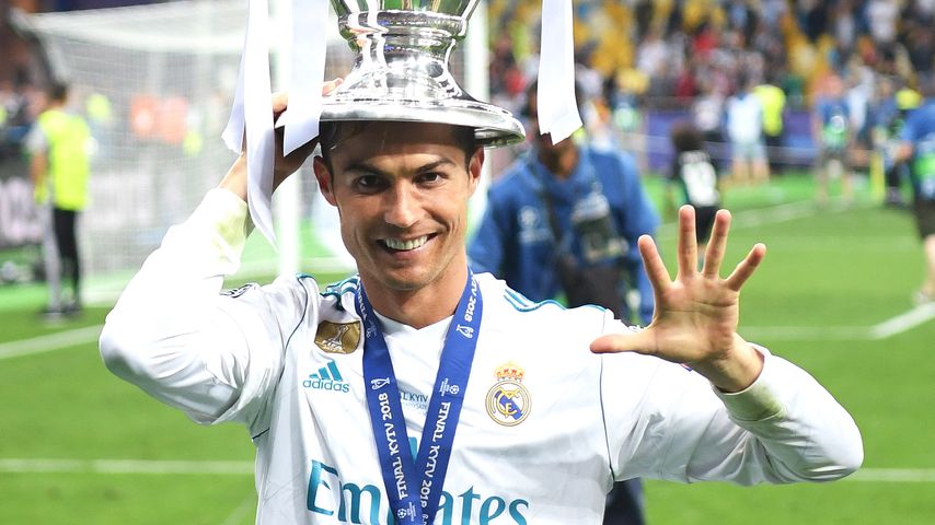 Cristiano Ronaldo nach dem Gewinn der Champions League, 2018