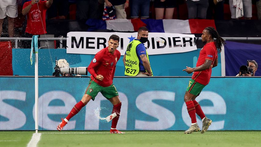 Cristiano Ronaldo nach seinem Treffer