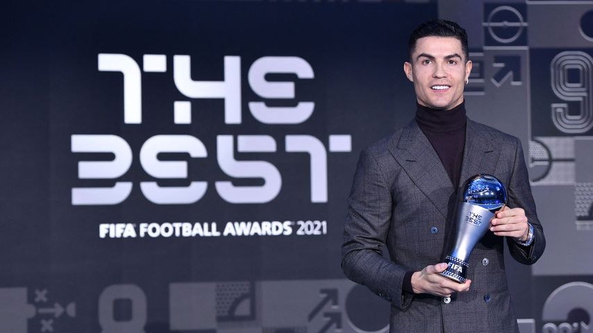 Cristiano Ronaldo bei den FIFA Football Awards im Januar 2022 in Zürich