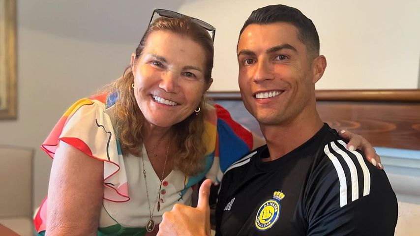 Cristiano Ronaldo mit seiner Mutter Maria Dolores