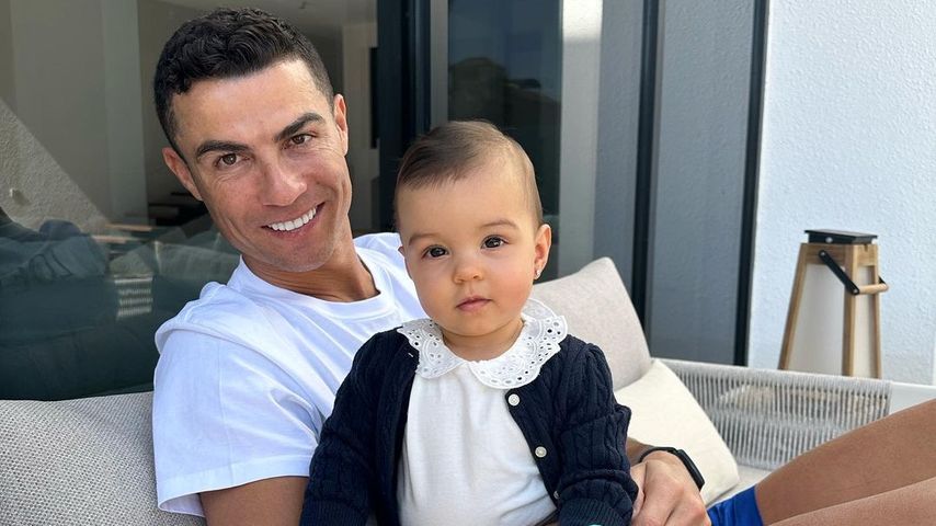 Süßes Vater-Tochter-Foto von Cristiano Ronaldo und Esmeralda