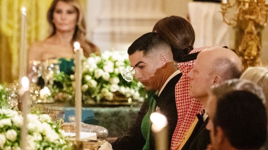 Am Tisch mit Trump: Cristiano Ronaldo diniert im Weißen Haus