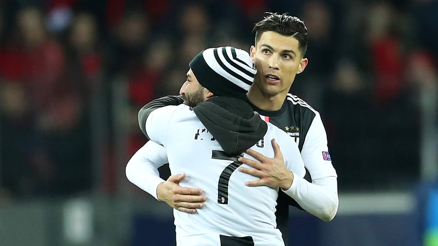Cristiano Ronaldo beim Spiel Bayer Leverkusen gegen Juventus Turin 2019