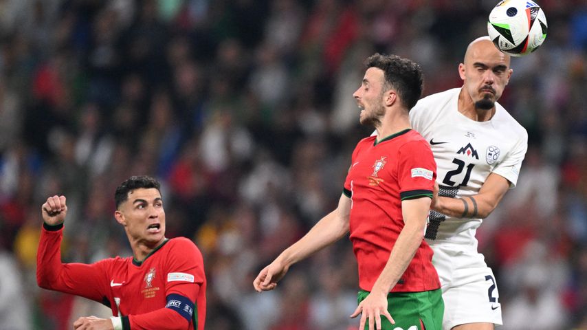 Cristiano Ronaldo und Diogo Jota bei der EM 2024