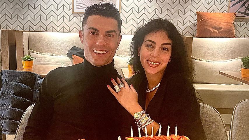 Cristiano Ronaldo und Gerogina Rodriguez im Februar 2022