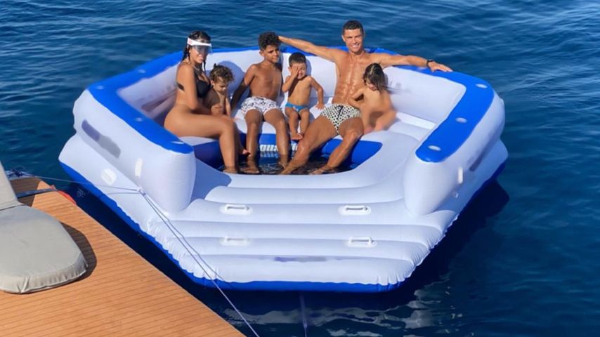 Cristiano Ronaldo, Fußballer, und Georgina Rodríguez, Model