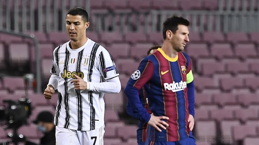 Cristiano Ronaldo und Lionel Messi, Januar 2012