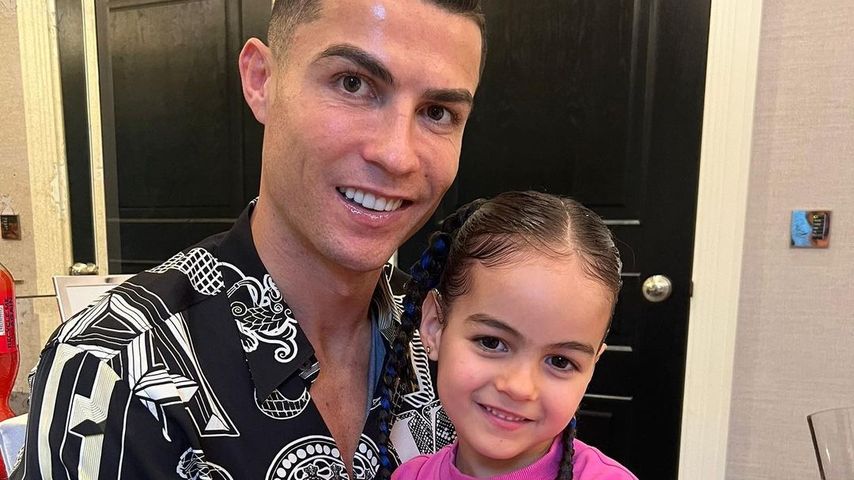 Cristiano Ronaldo und seine Tochter Alana im November 2022
