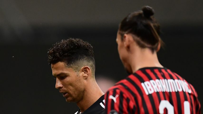 Cristiano Ronaldo und Zlatan Ibrahimovic im Juli 2020