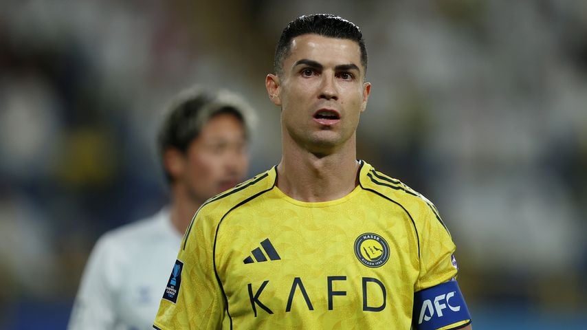 Cristiano Ronaldo im Trikot von Al Nassr beim AFC-Champions-League-Finale gegen Gamba Osaka in Riad, 16. Mai 2026