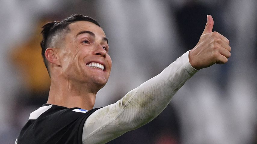 Cristiano Ronaldo bei einem Fußballspiel in Turin im Januar 2020