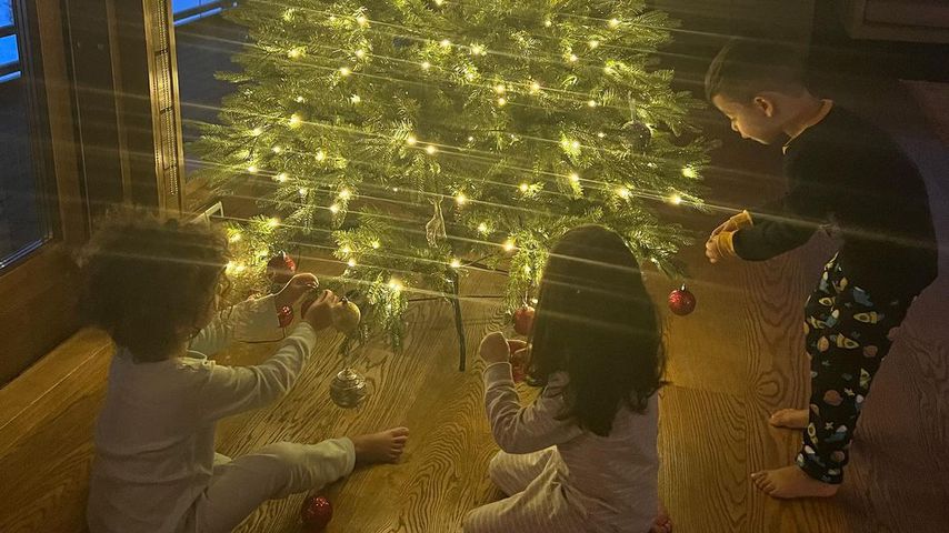 Cristiano Ronaldos Kinder im Dezember 2021