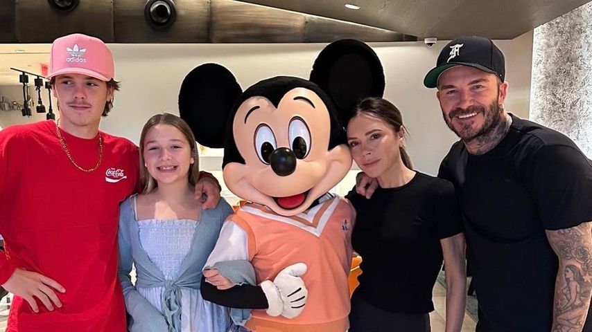 Auszeit: Victoria und David Beckham mit Kids im Disney World