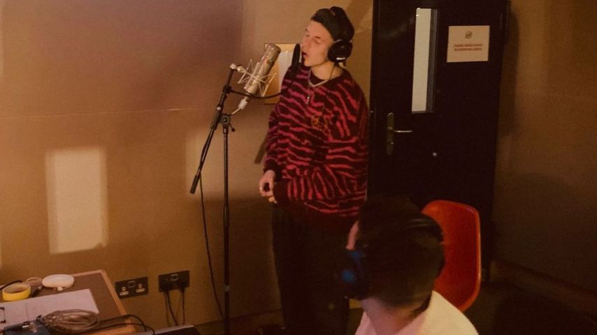 Cruz Beckham im Tonstudio, 2021