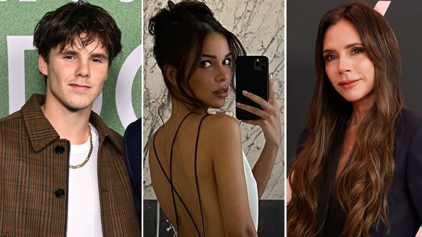 Collage: Cruz Beckham, Jackie Apostel und Victoria Beckham