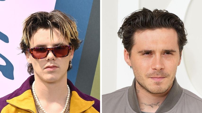 Geht Cruz Beckham hier einen Schritt auf Bruder Brooklyn zu?