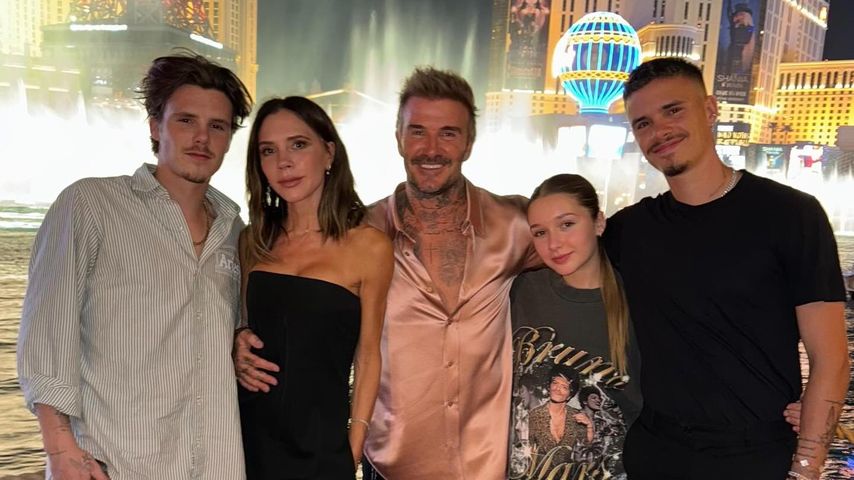 Cruz Beckham, Victoria Beckham, David Beckham, Harper Beckham und Romeo Beckham, September 2024