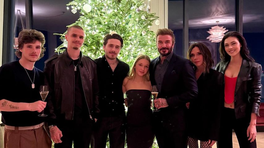 Familie Beckham an Weihnachten 2024