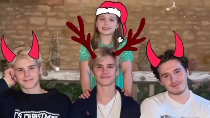 Cruz, Romeo, Harper Seven und Brooklyn Beckham, 2020