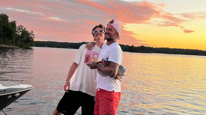 Cruz und David Beckham im August 2022