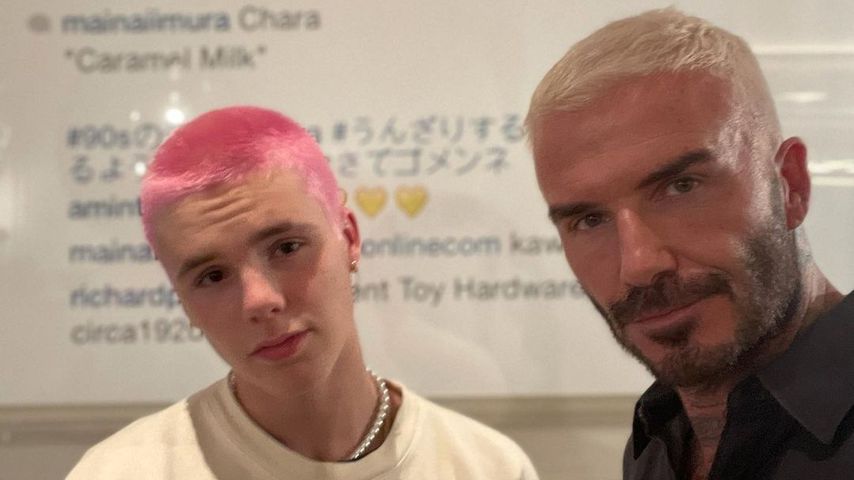 Cruz und David Beckham