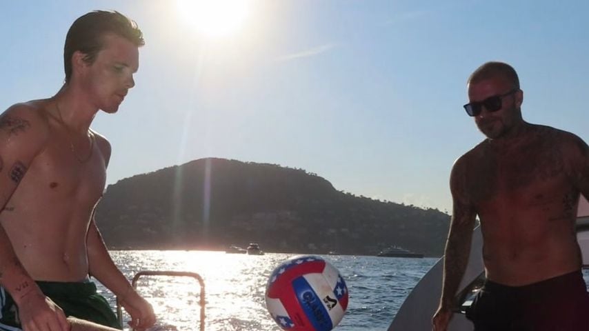 Cruz und David Beckham im August 2025
