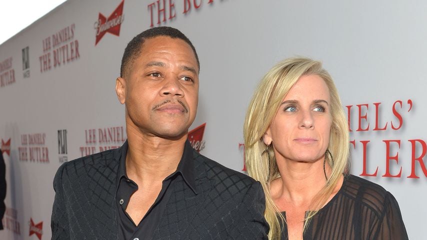 Cuba Gooding Jr. und Sara Kapfer bei der Premiere von "The Butler"