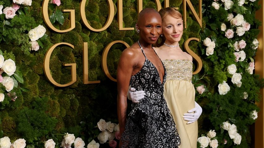 Cynthia Erivo und Ariana Grande bei den Golden Globes 2025