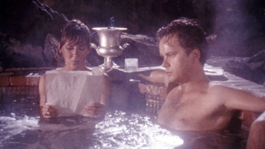 Cynthia Stevenson und Tim Robbins in einer Szene aus "The Player" (1992)