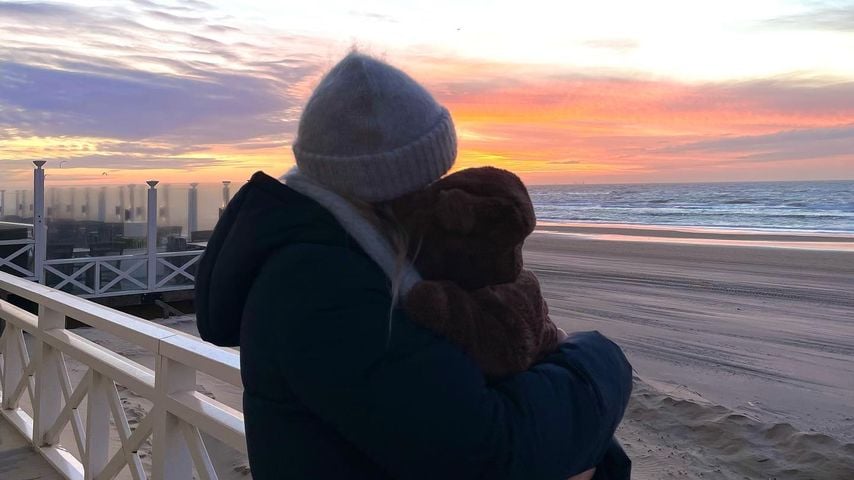 Die YouTuberin Dagi Bee und ihr Sohn Nelio im Februar 2022
