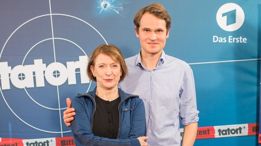 Dagmar Manzel und Fabian Hinrichs beim Pressetermin zu "Tatort – Der Himmel ist ein Platz auf Erden" im Soho House Berlin, 25. Februar 2015.